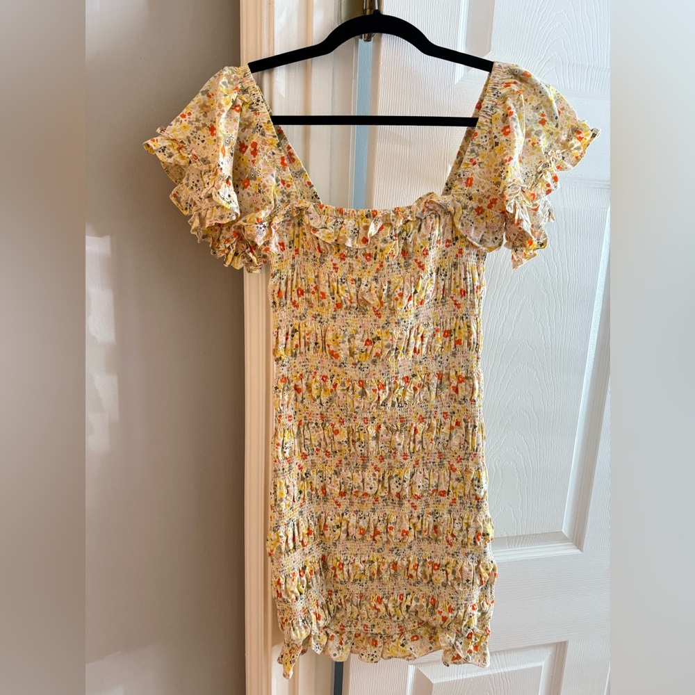 VICI Vonda Cotton Floral Smocked Dress